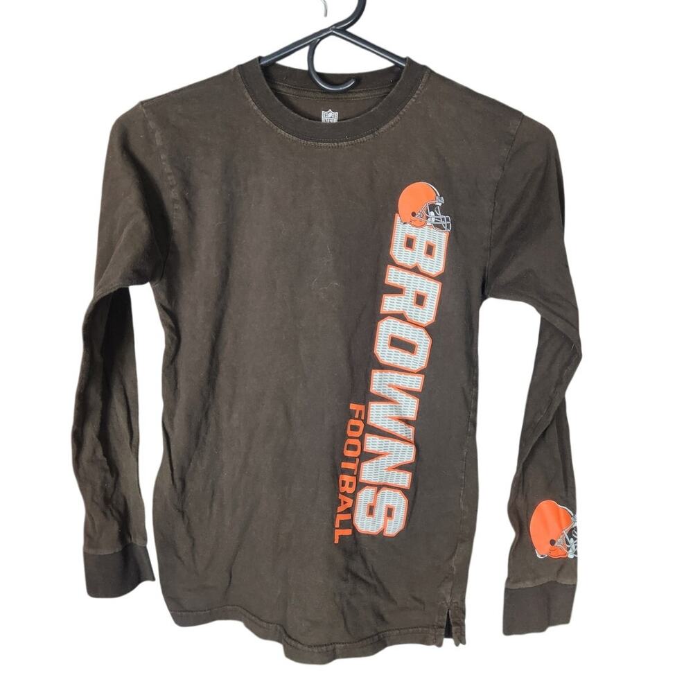 Cleveland Browns Long Sleeve T Youth Medium 10/12